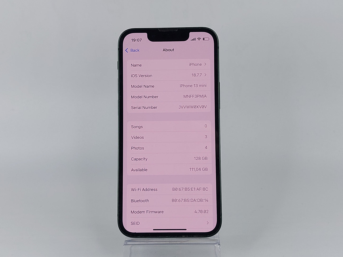 iPhone 13 mini 128GB, 80% Zielony - Stan Bardzo Dobry