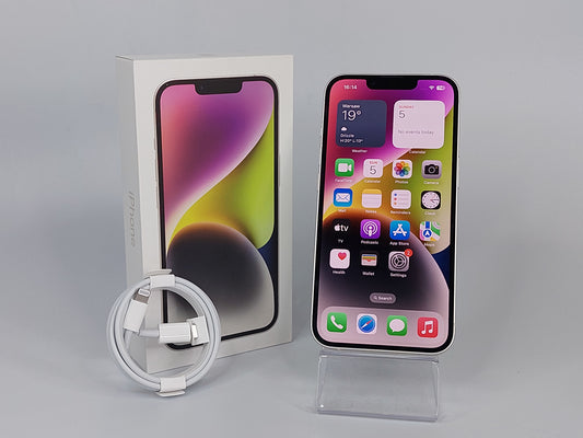 Apple iPhone 14 128GB, 83%, White - Like New Condition