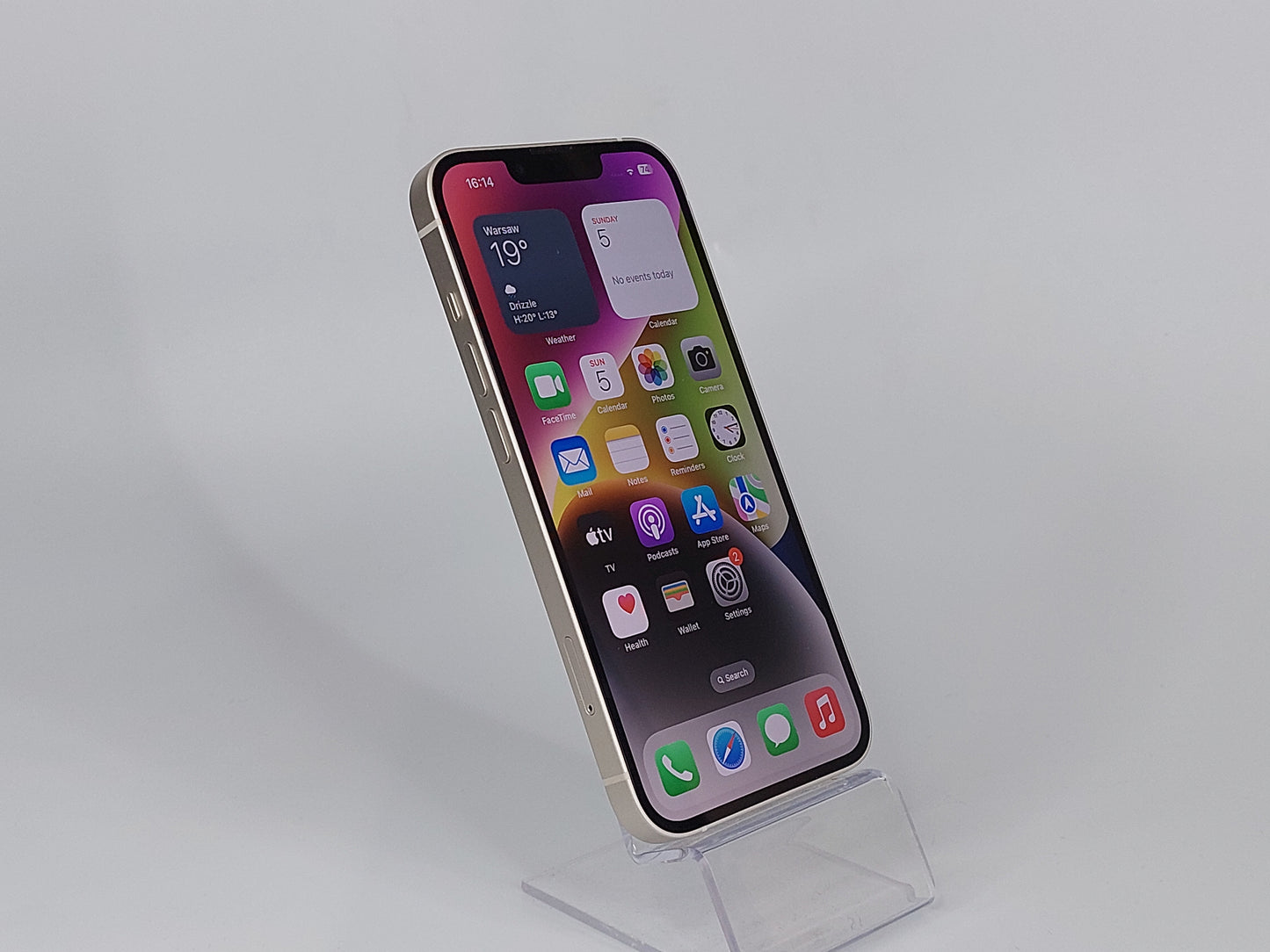 Apple iPhone 14 128GB, 83%, biały – stan idealny